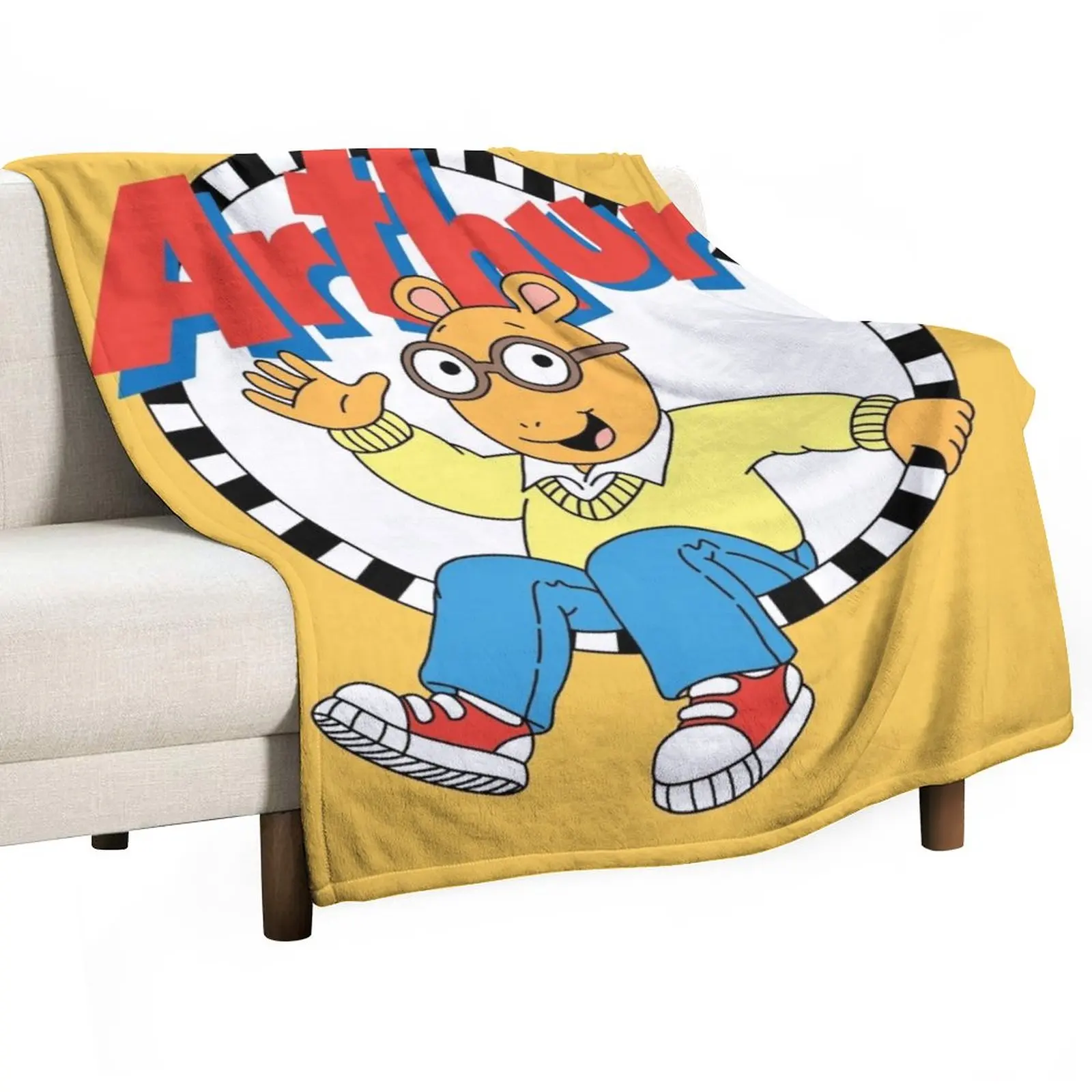 

Arthur Throw Blanket Soft Plaid Thin Blankets blankets and throws