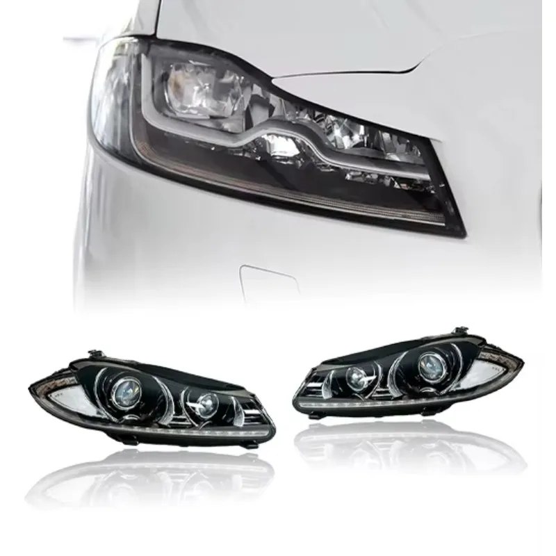 

L For Jaguar XF 18-Year Old Model Upgrade Reflective Bowl LED Headlights2025