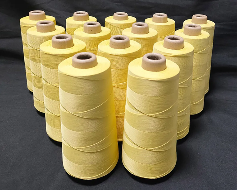 Kevlar aramid sewing thread rope high temperature and tensile strength 2 strands Braided 6 strands cross braided