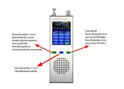 Officially Licensed  CW decoder ATS120 Pro V4.1x SI4732 FM AM LSB USB SBB RDS Full Band Radio Receiver Digital Decoder