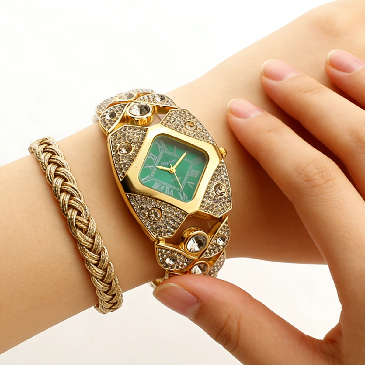 Damski zegarek kwarcowy z bran – Jewelry Diamond Watches recenzja i cena
