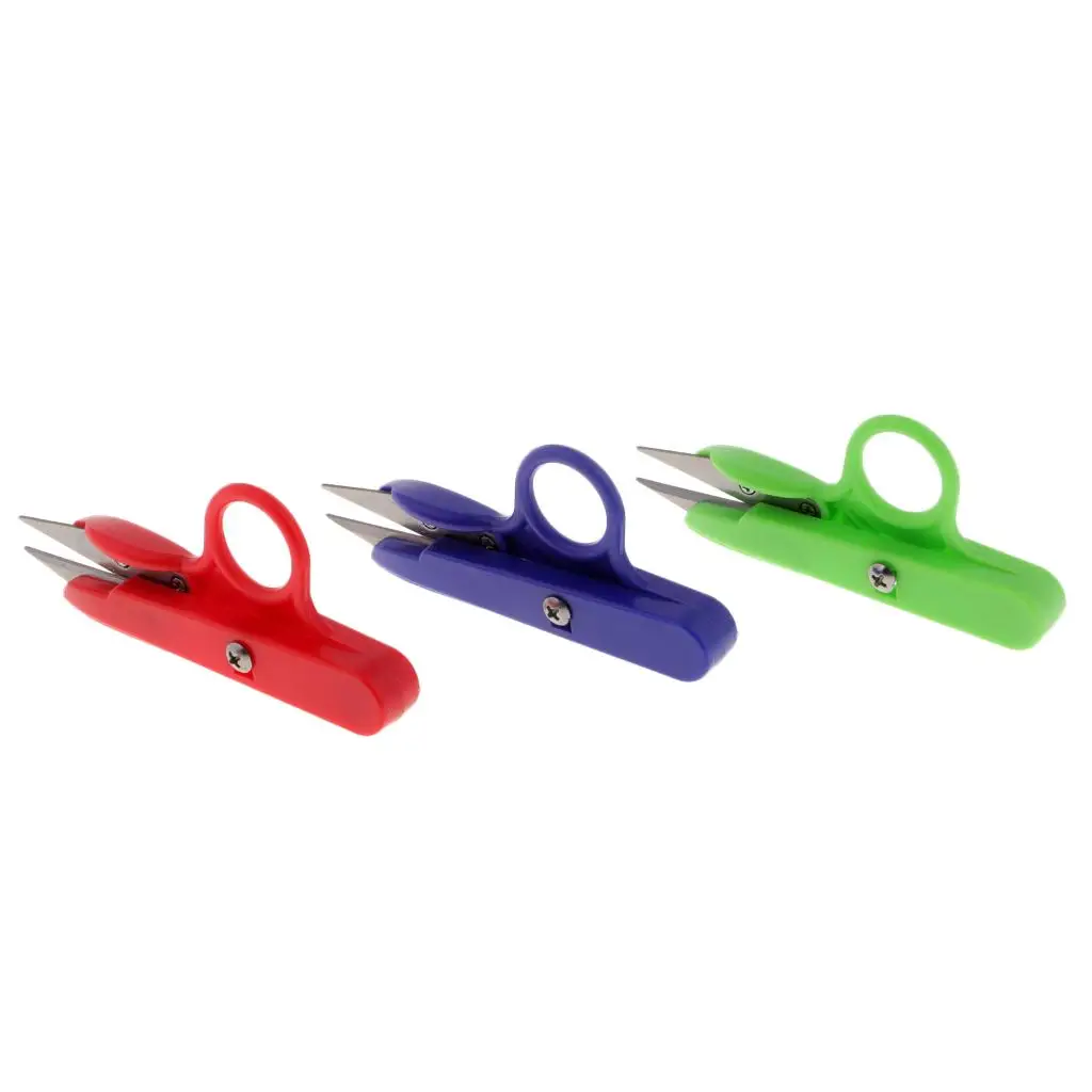 3Pcs/Set Steel Embroidery Sewing Snips Thread Cutter Scissors Nipper Thrum for Tailor Dressmaker Professional 3 Color