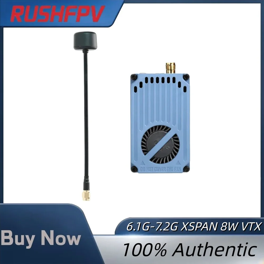 RUSHFPV 6.1G-7.2G XSPAN 8W VTX Video Transmitter Module for FPV Long Range Drone Accessories