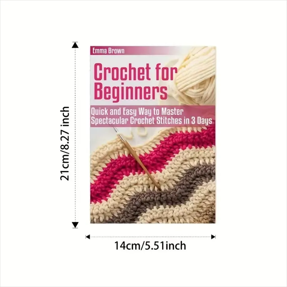 Master Crochet Stitches in 3 Days Quick Easy Guide Perfect Knitting Lover Gift