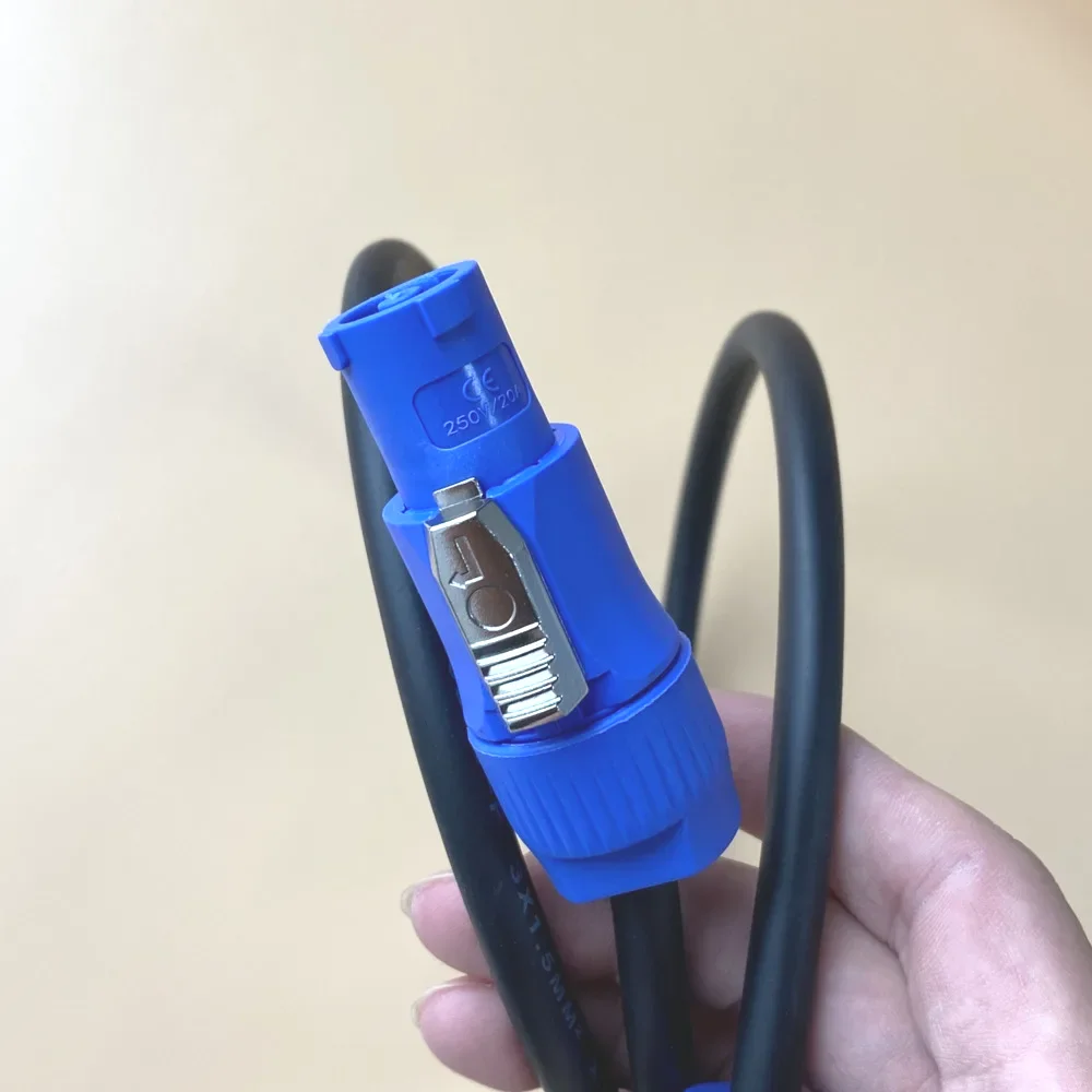 1M 2M Moving Head PowerCON Cable 3x1.5mm² AC Power Cable Extension Powercon IN/OUT Conversion Wire For Stage Lighting DJ Audio