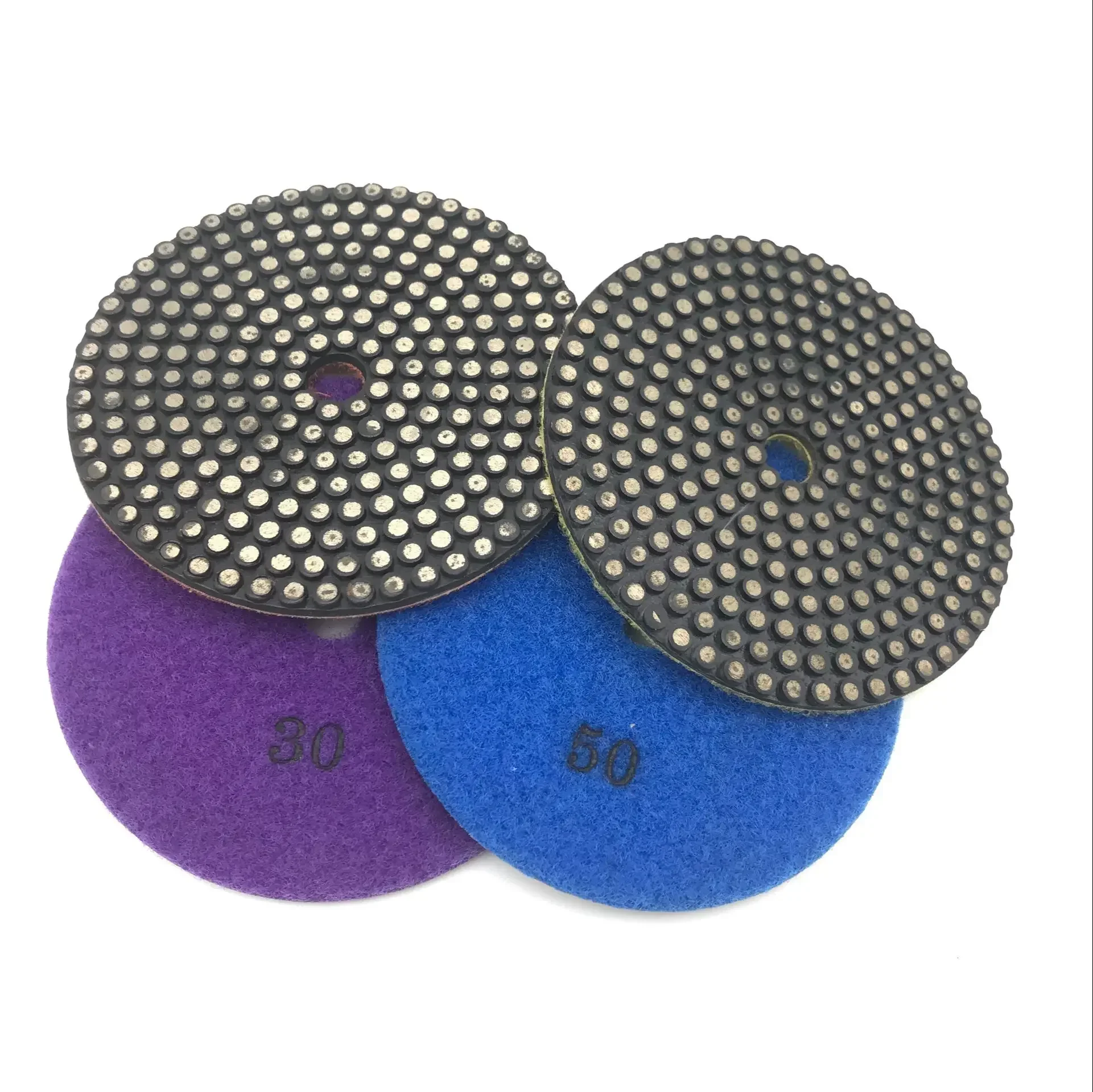 5 "125mm 5 인치 금속 본드 유리화 다이아몬드 연마/연삭 패드
