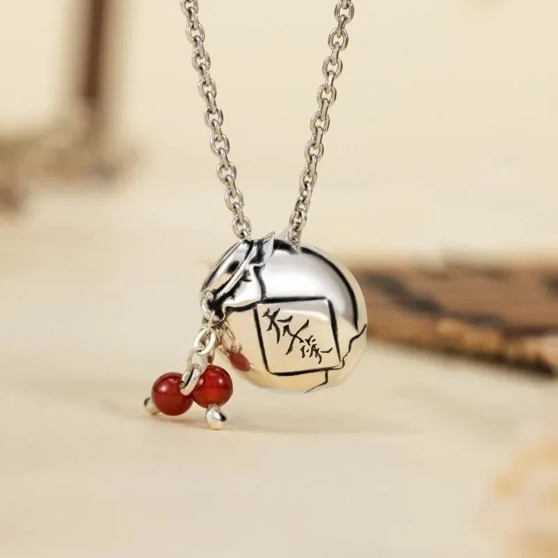 Wei Wuxian Lan Wangji Popular Anime Two-dimensional Peripherals with The Same Style Hip Flask Necklace Comic Exhibition Gifts