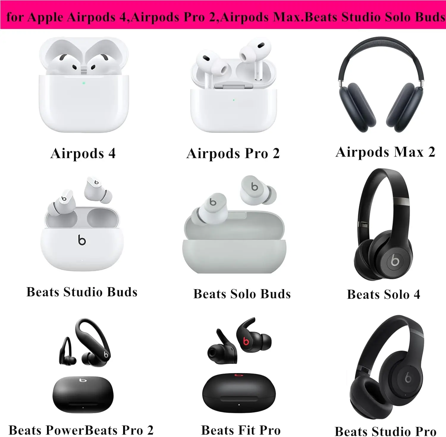 شاحن USB C سريع لأجهزة AirPods 4 Pro 2 3 Max 2024، iPhone 15 16 17، iPad Pro، محول طاقة PD بقدرة 20 وات مع كابل USB-C بطول 6.6 قدم #2