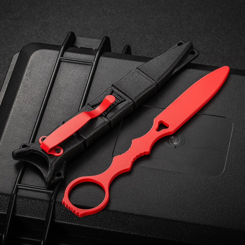 2026 new Blunt Blade BM  Outdoor Survival Self-Defense Knife Training Practice Knife 440c blade