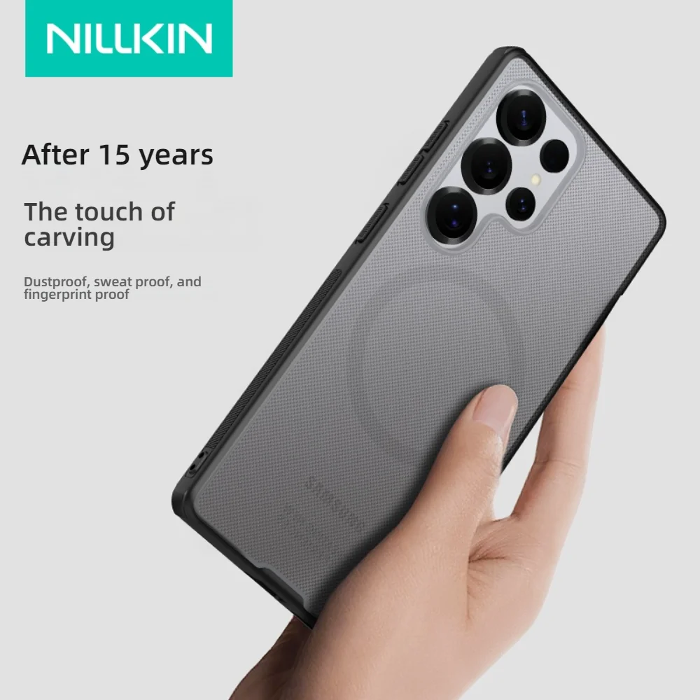 

NILLKIN для нового чехла для телефона Samsung Galaxy S25 Ultra Матовый материал, защита от падения