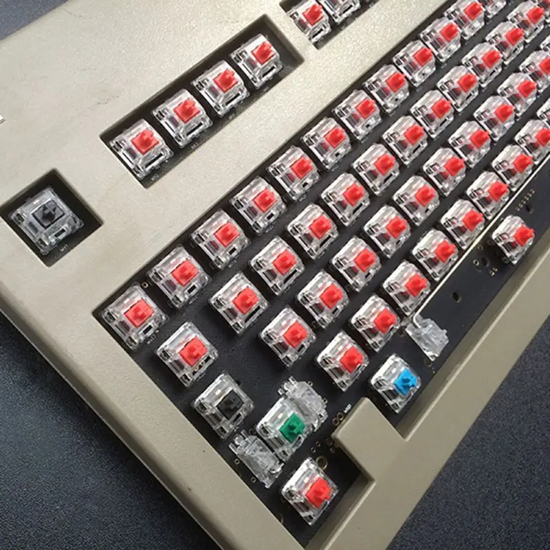 Q5WA 104 OEM لوحة المفاتيح الميكانيكية Cherry MX PCB مثبتة مثبتة للحالة 6.25U لوحة تثبيت مفتاح Modifier