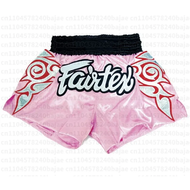 Thai Boxing Shorts for Adult Men and Women Kid- Boxing Training and Muay Thai Fighting Exercise Shorts