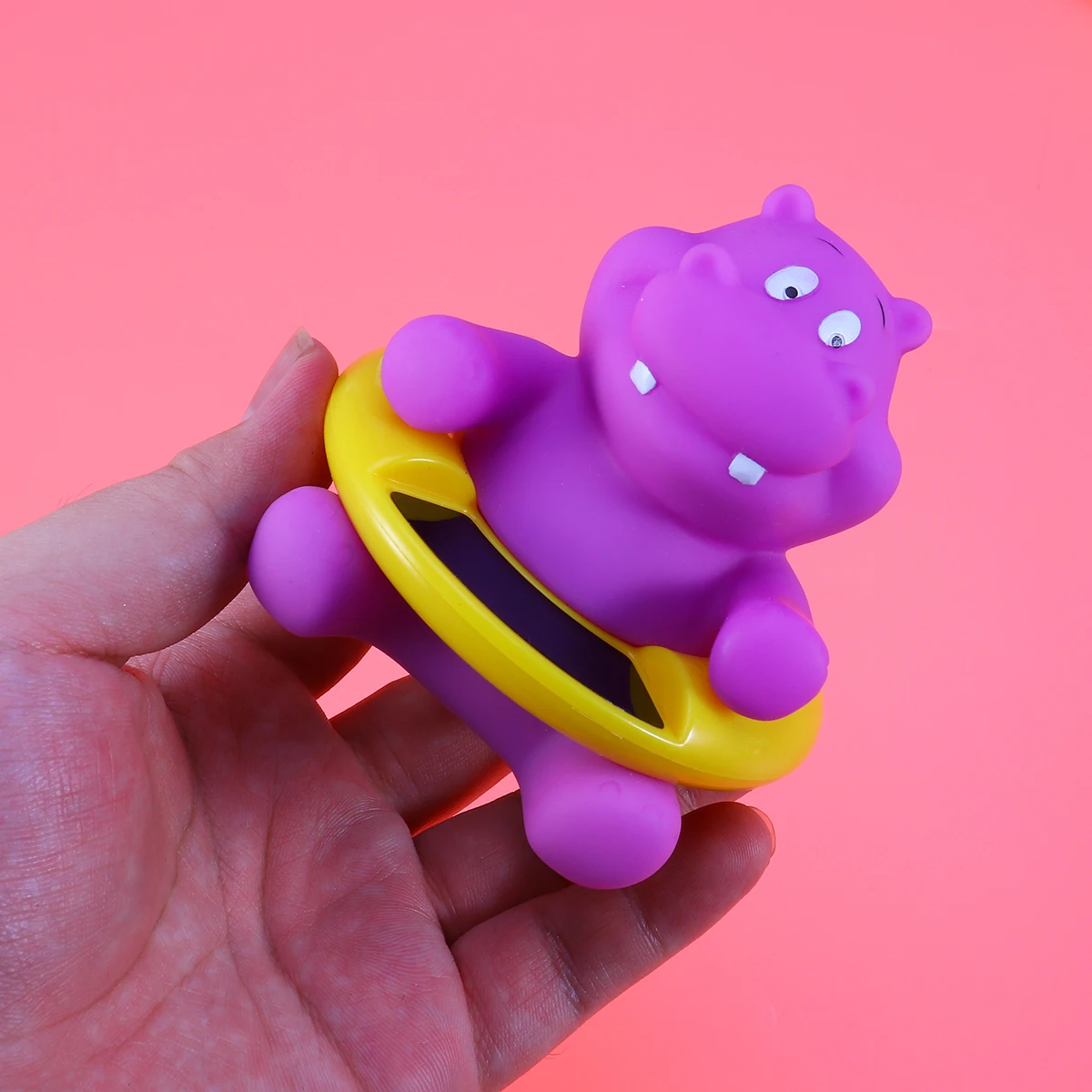 

Floating Bath Thermometer Cartoon Animal Shape Tub Thermometer for Baby Toy Bathtub Swimming Pool (Hippo)