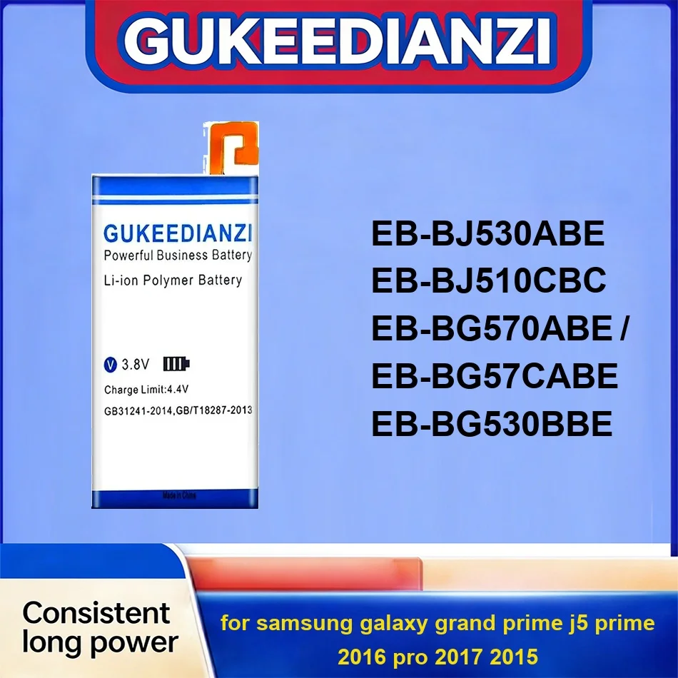 Batería EB-BG570ABE / EB-BG57CABE EB-BG530BBE EB-BJ510CBC para Samsung Galaxy Grand, Prime J5, Prime 2016, Pro 2017, 2015
