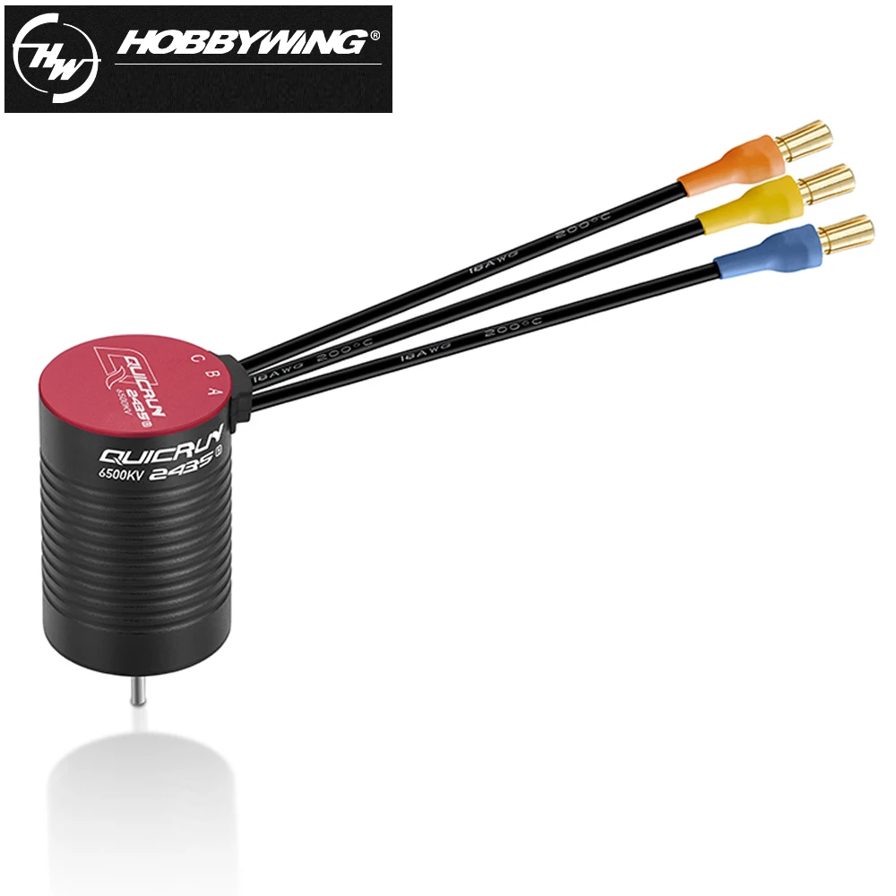 Hobbywing QUICRUN 2435SL G3 4500KV 2-3S/6500KV 2S 4-pole Sensorless Brushless Motor For 1:18 1:16 On-road/Off-road/Truck Toy