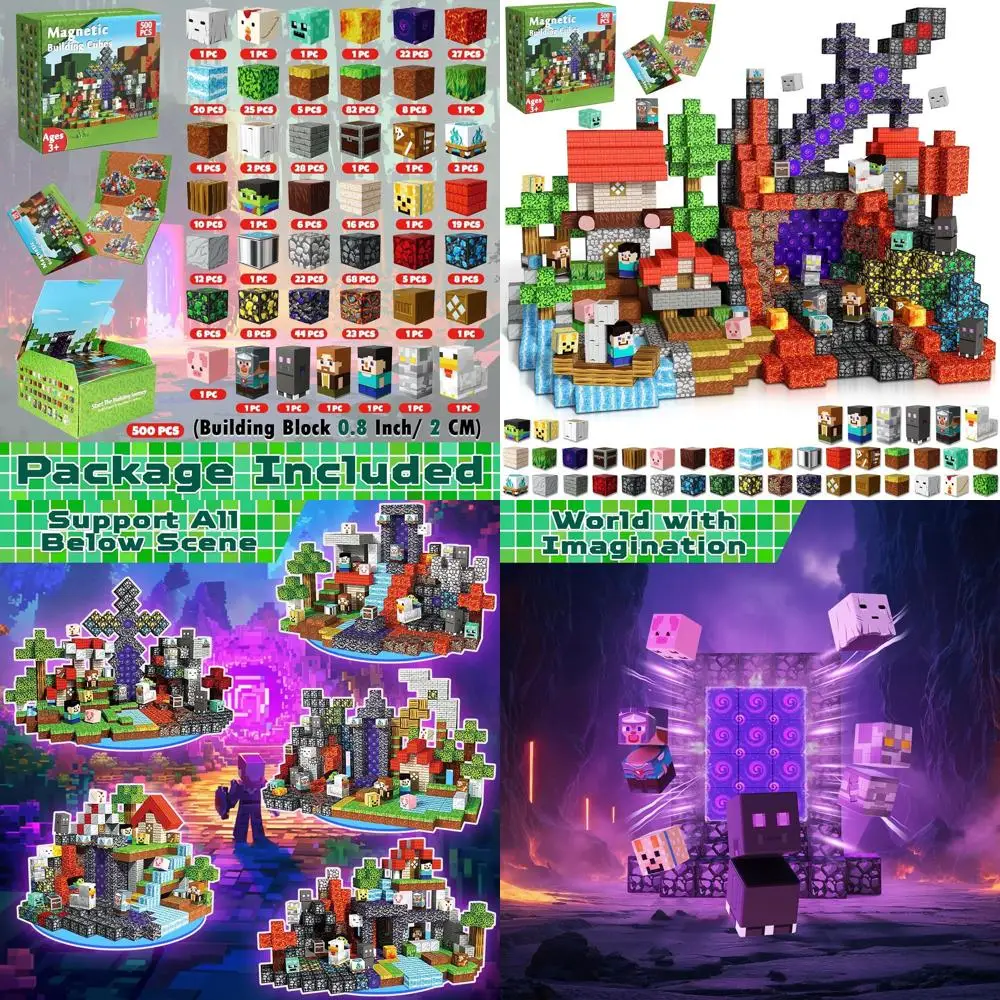 80pcs Magnetic Building Blocks - Educational Toys for Kids, Magnetic Cubes for Boys & Girls, Ideal Gift for Ages 3+