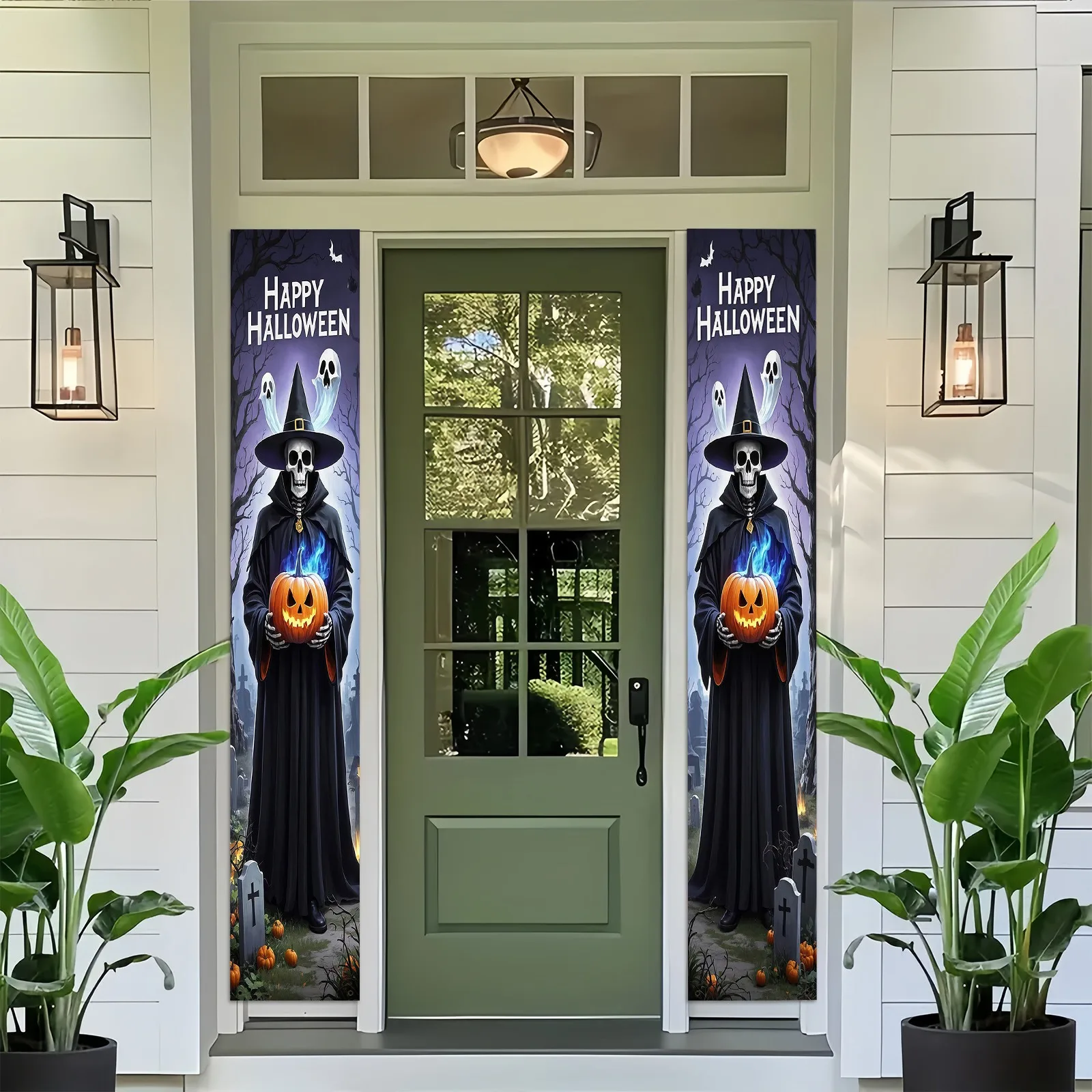 Conjunto de Faixas de Hallowee - Home Security Yard Sign avaliação e preço