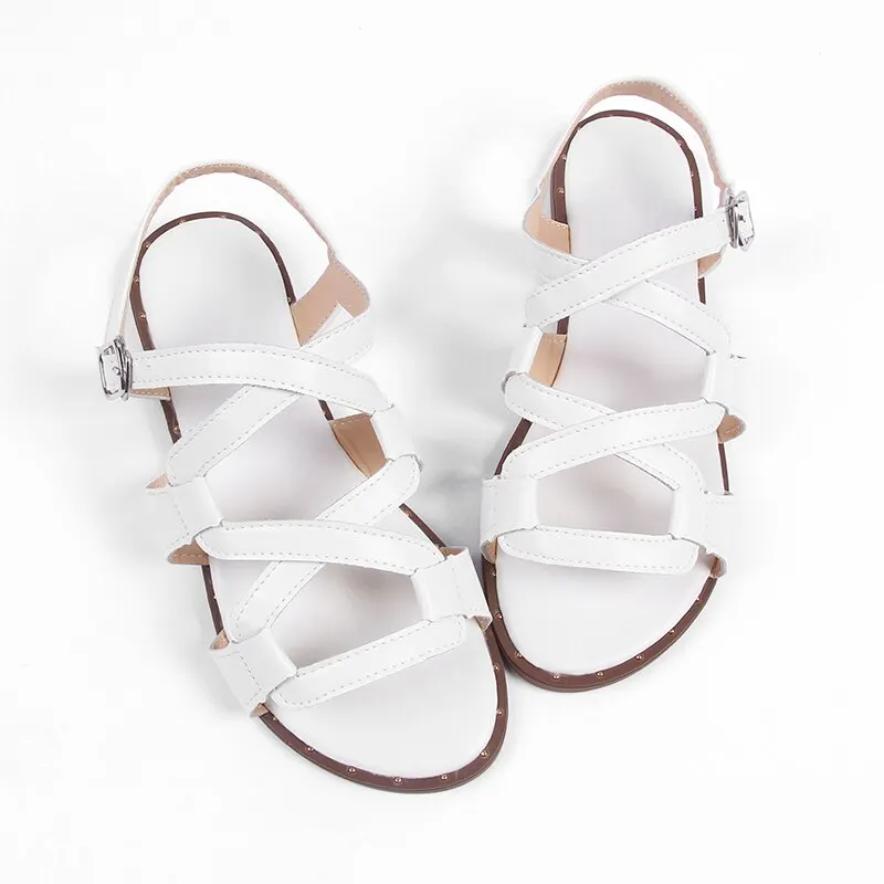 Women Summer Sandals Rome Shoes Outdoor Casual Slip-on Shoes Ladies Beach Sandalias Comfortable Flatform Slides White Footwear