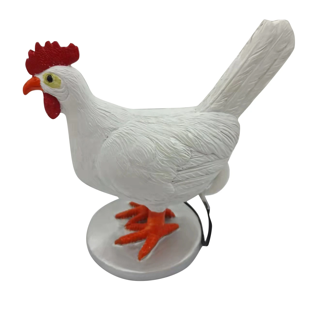 Lámpara de mesa de huevo de resina, luz nocturna con diseño de huevo de gallina