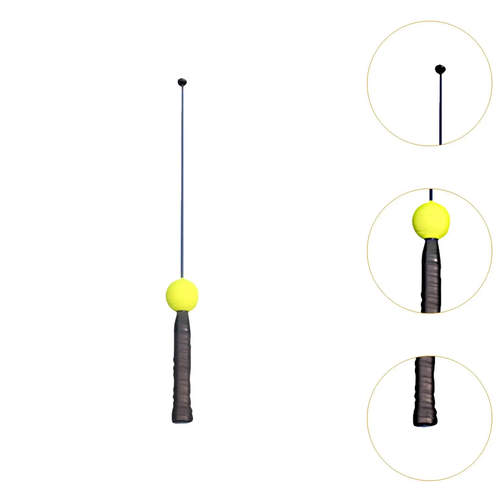 Tennis Racket Swing Trainer Metal Serve Practice Equipment for Tennis Warm Up and Skill Improvement