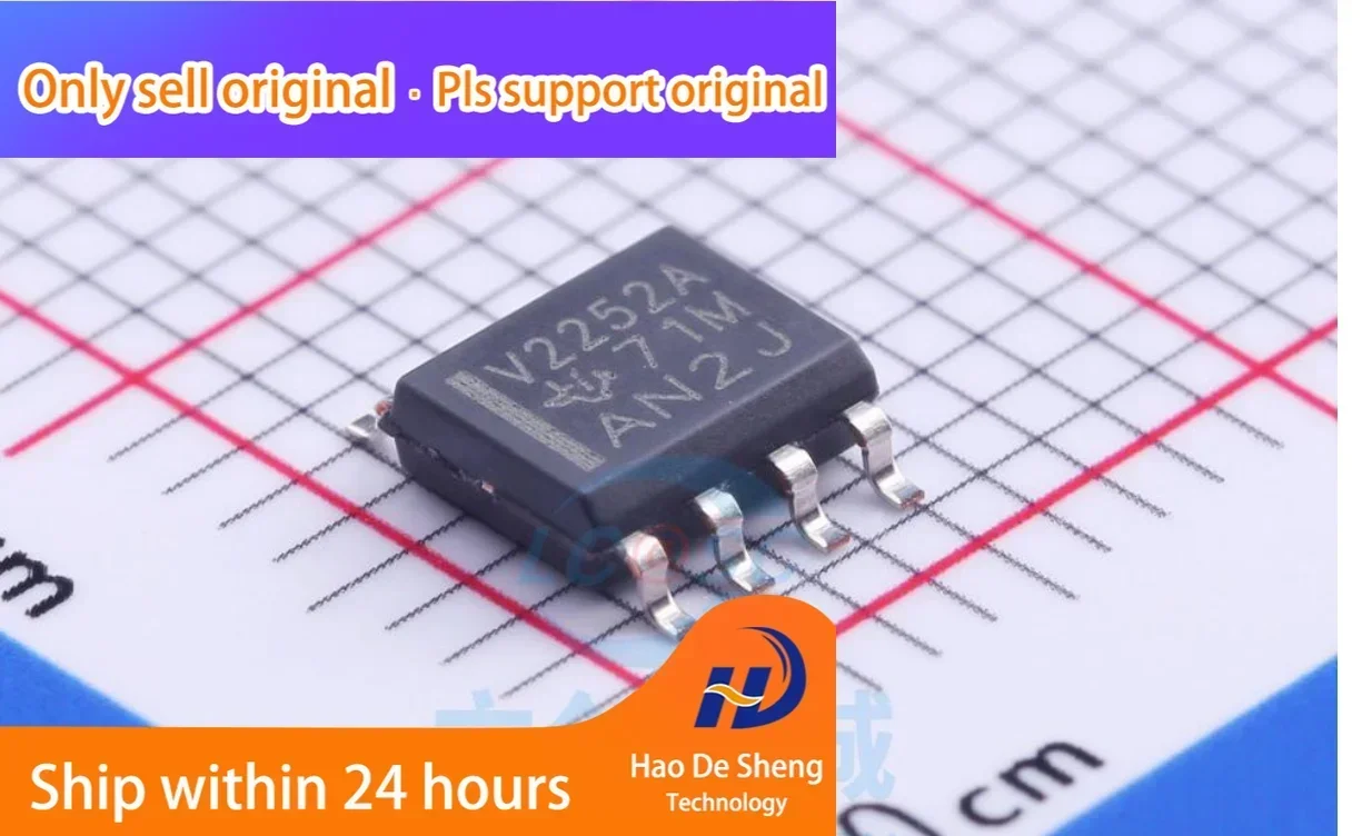 

10 шт./лот TLV2252 TLV2252AIDR V2252A с логотипом SOP8, новый, оригинальный, в наличии