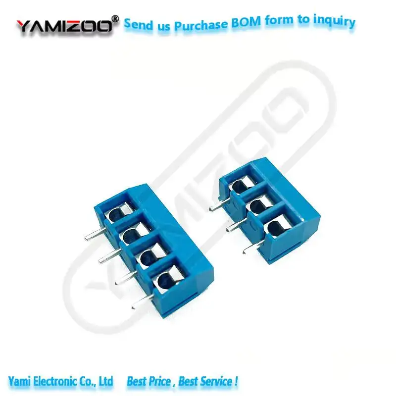 10 Stück Verdrahtungsklemmen MG KF301-5.0MM Pitch 2P 3P 4P, verbindbar, Kupfer, umweltfreundlich, Schraubtyp 300V/10A – Detail 2