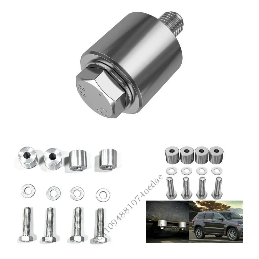 Transfer Case Drop Spacer Machined Aluminum Bolt-On Service Hardware for Repair Work, RE2120 KJ01009BK J5006