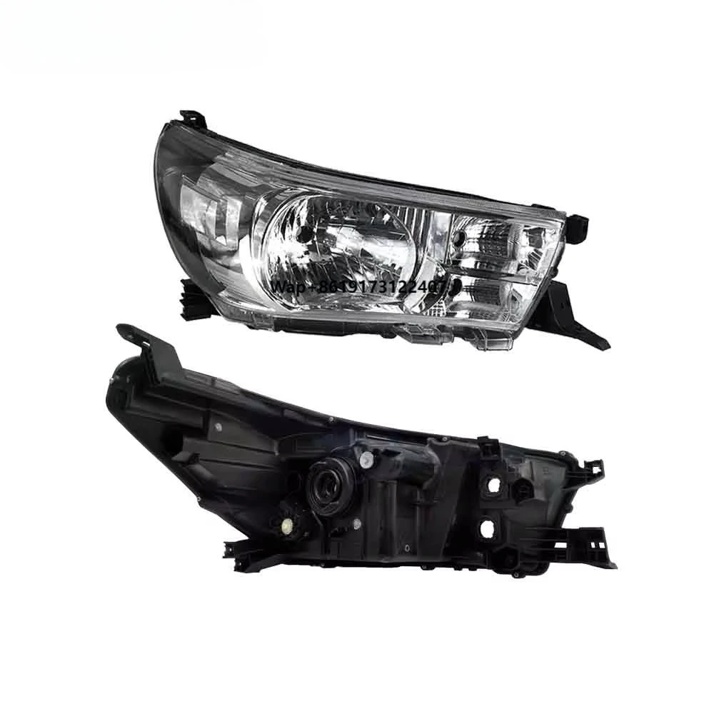 

High Quality New Auto Spare Parts for Hilux 2016 Blue Halogen Front Bumper Assembly and Headlight