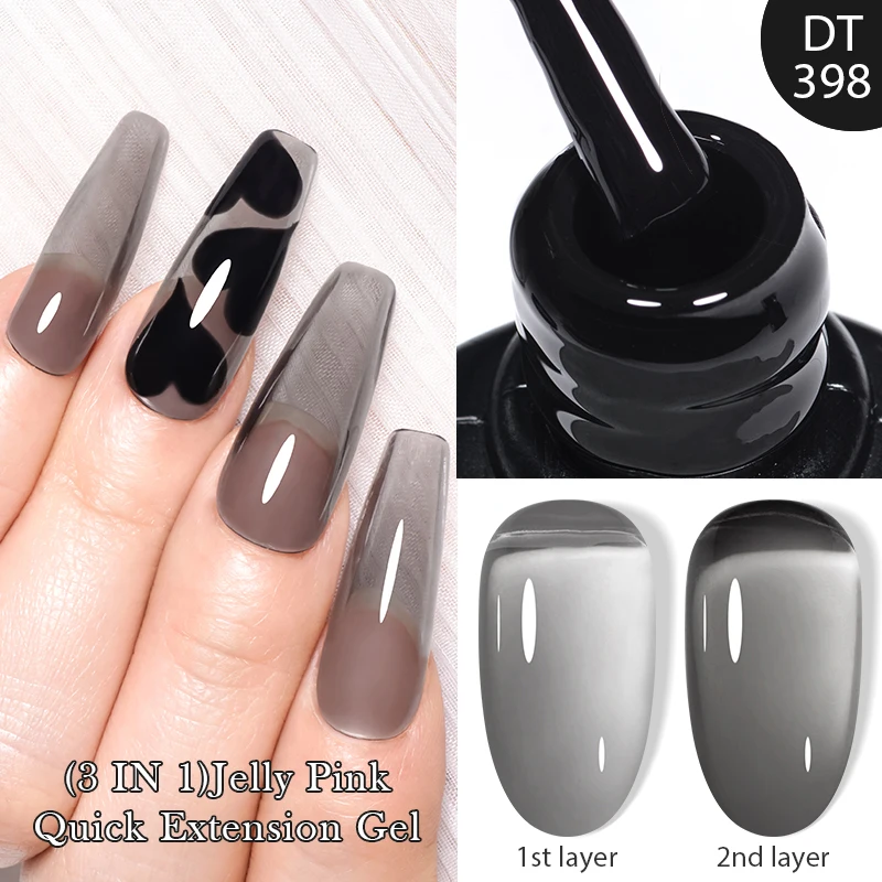 Żel do szybkiego przedłużania paznokci 7ml, 42 kolory, żel budujący UV LED dla początkujących, długotrwały, odporny na odpryski, do manicure i zdobienia paznokci DIY