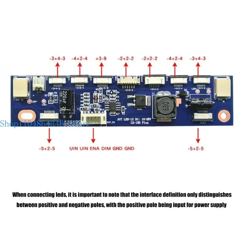 5asd Multiple Interfaces LED Voltages Boosters Board LED Backlit Inverter Driver For 2P