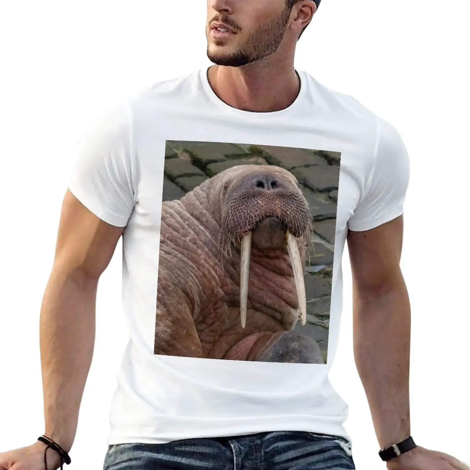 New Thor the walrus T-Shirt man clothes plus size clothes customizeds man t shirt t shirts men