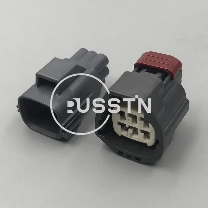 

1 комплект, 6-контактный разъем насоса, водонепроницаемый электронный топливный насос в сборе, проводные розетки в сборе переменного тока 7282-5553-10 7283-5553-10