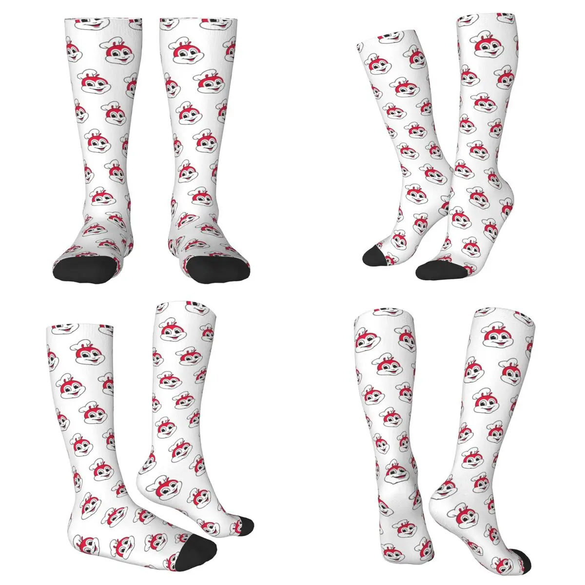 

All Seasons Jollibee Mascot Socks Harajuku Crew Socks Casual Stockings for Men Women
