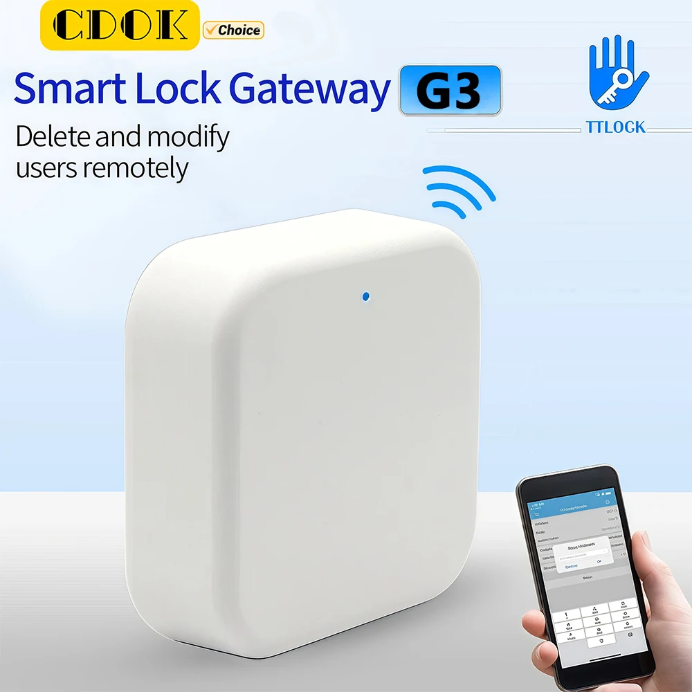 

CDOK G3 TTlock Gateway Applicable to TTlock smart lock, smart home, remote management