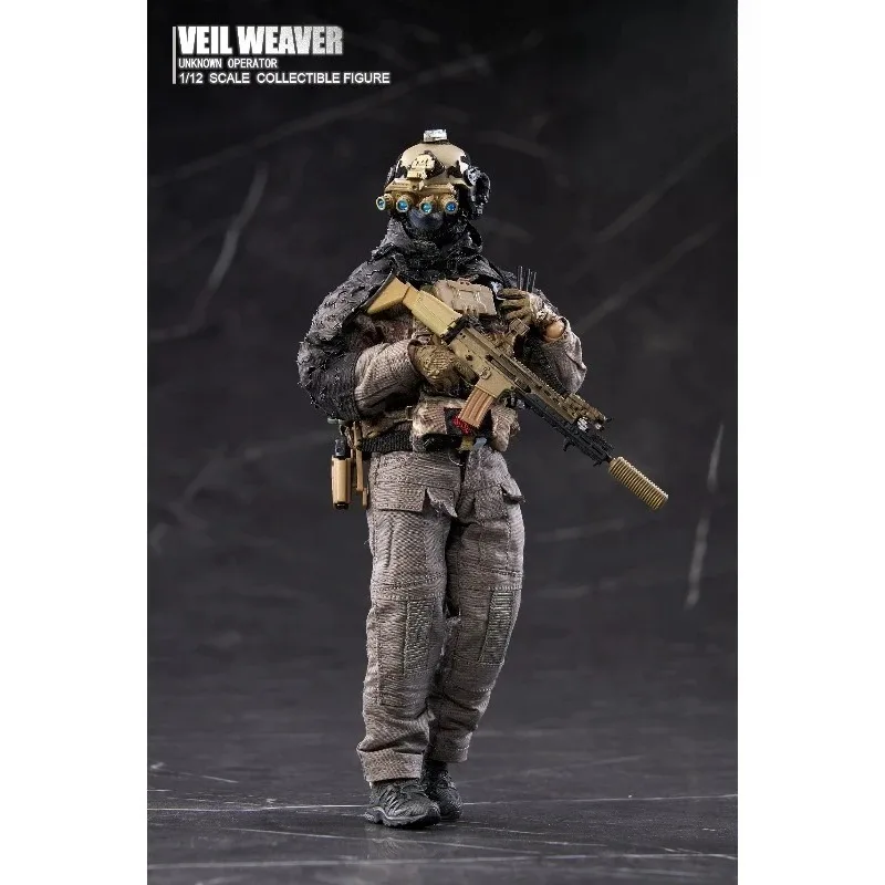 

Presale HASUKI 1/12 SA04 Black Action Night Weaver WM-07 Scout Soldier Action Figures Model for Collection Scene Display