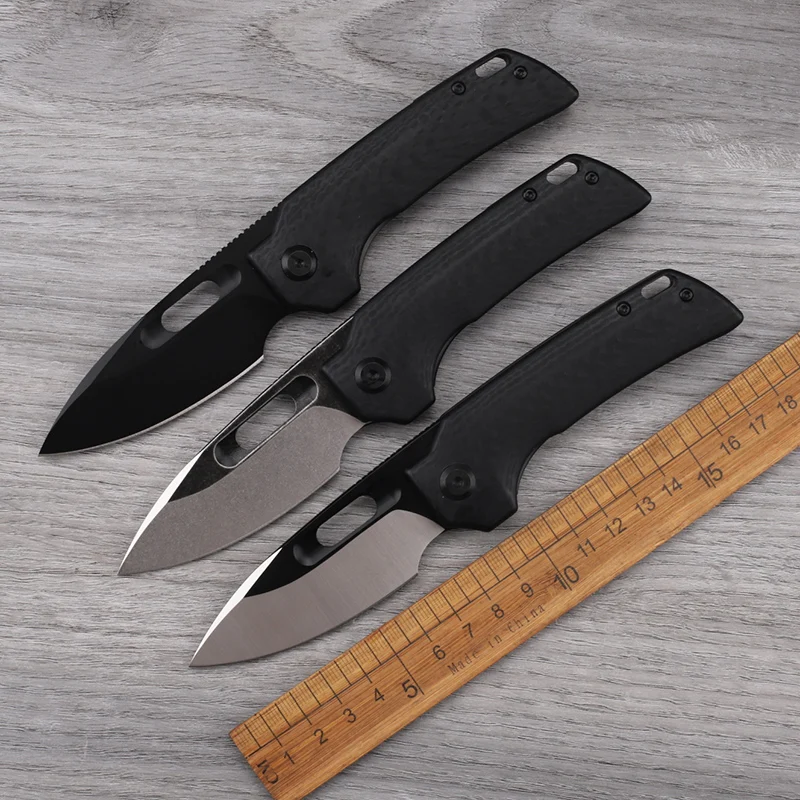 

Wing Dragon D2 Steel Carbon Fiber Handle Folding Knife Outdoor Camping Survival Portable Multi functional EDC Tool