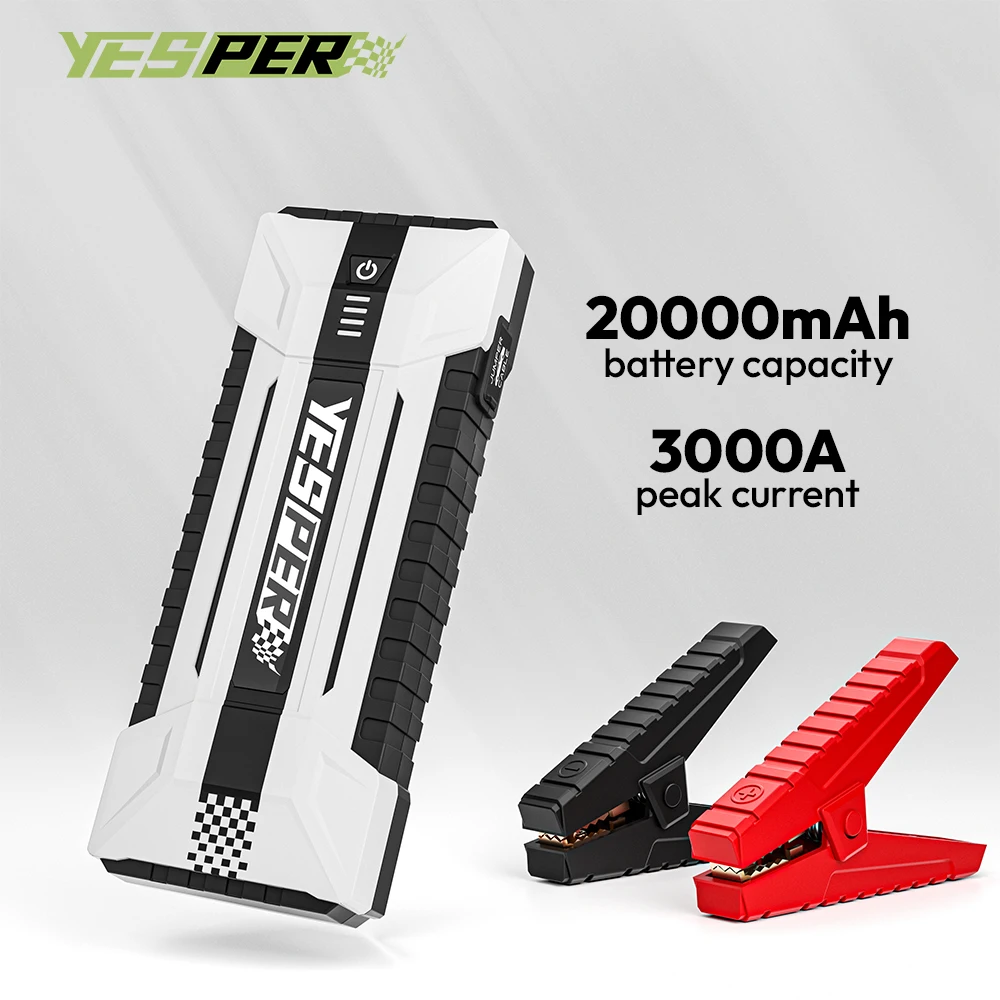 

YESPER Battery Jumper Starter Portable, 3000A Peak Jump Box Starter For 12V Car (6.0L Gas and Up to 4.0L Diesel Engine)