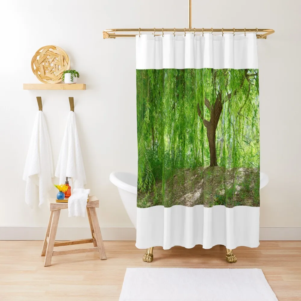 

Weeping Willow Shower Curtain Bathroom Accessorys Cute Shower Waterproof Fabric Bathroom Bathroom For Shower Curtain