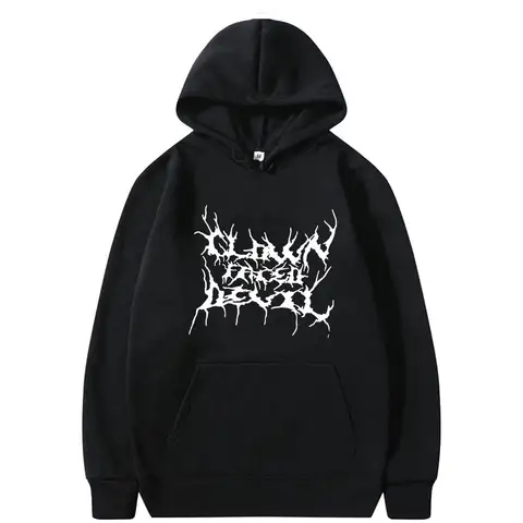 Rapero Playboi Carti payaso cara diablo Narcissist Sudadera con capucha Opium Merch sudadera hombres mujeres Hip Hop Casual Popular Rock sudaderas con capucha