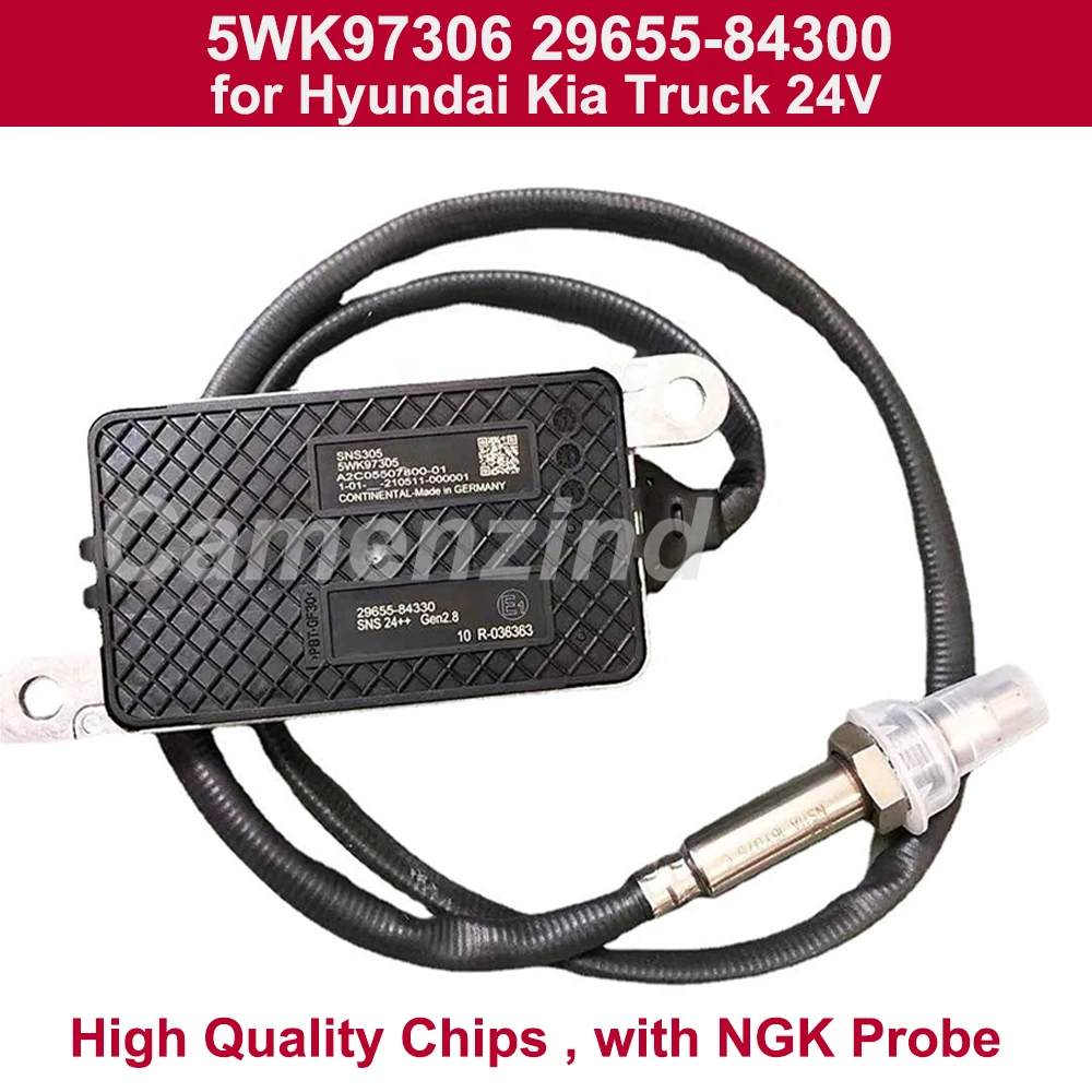 

5WK97306 2965584300 29655-84300 Высококачественный новый датчик NOx оксида азота для запасных частей для грузовиков HYUNDAI KIA 24 В