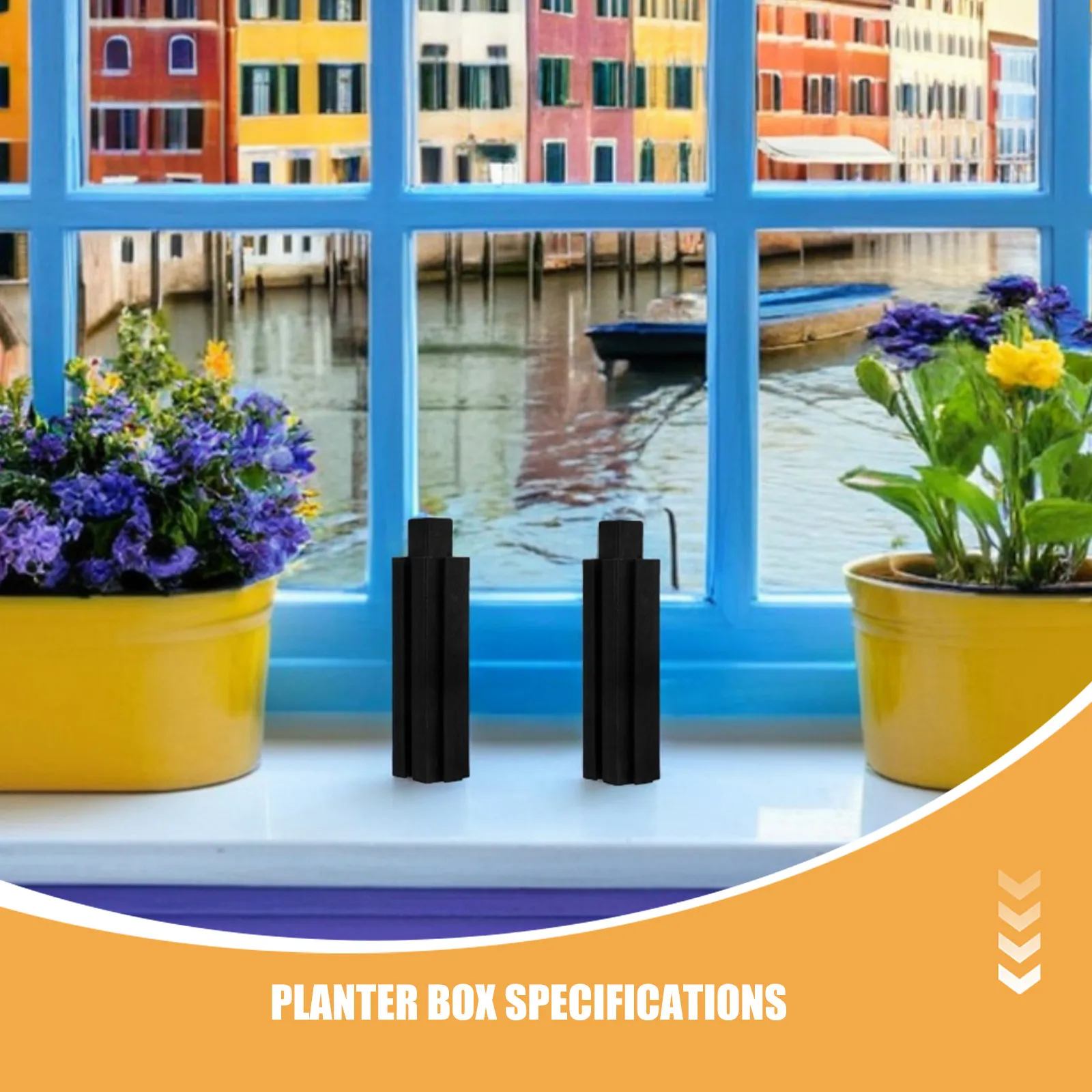 12Pcs Plastic Balcony Planter Legs Modular Raised Garden Bed Support Columns Interlocking Connectors for Vegetable Herb Planter