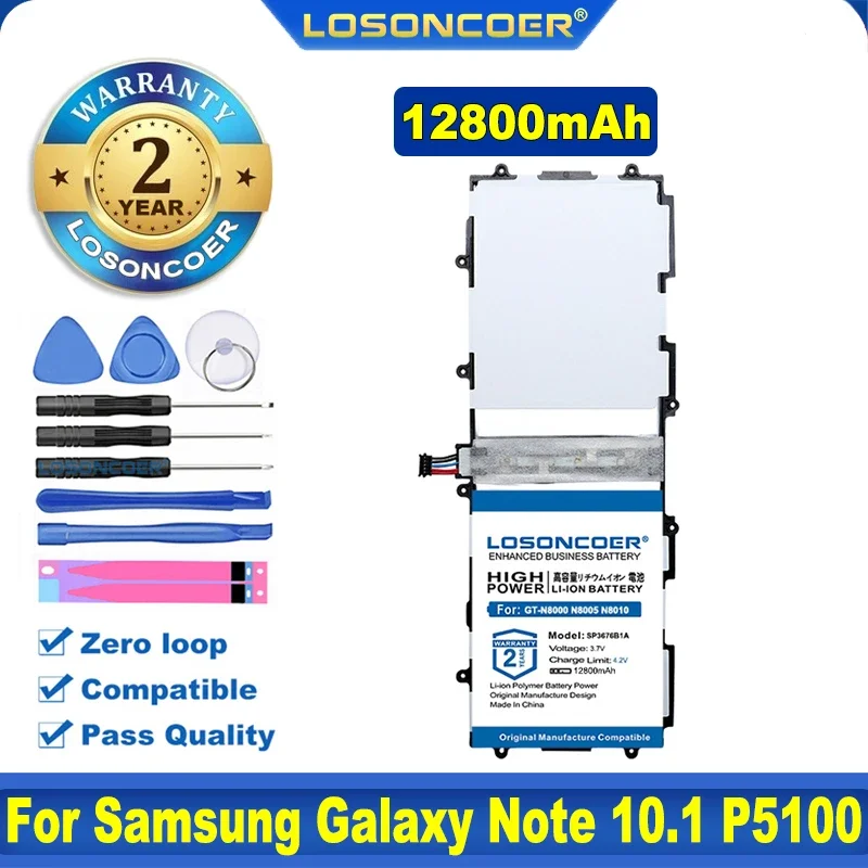 SP3676B1A SP3676BIA Battery For Samsung Galaxy Note 10.1 GT-N8000 N8005 N8010 N8013 N8020 P5100 P5113 P7500 P5110 P7510 Battery