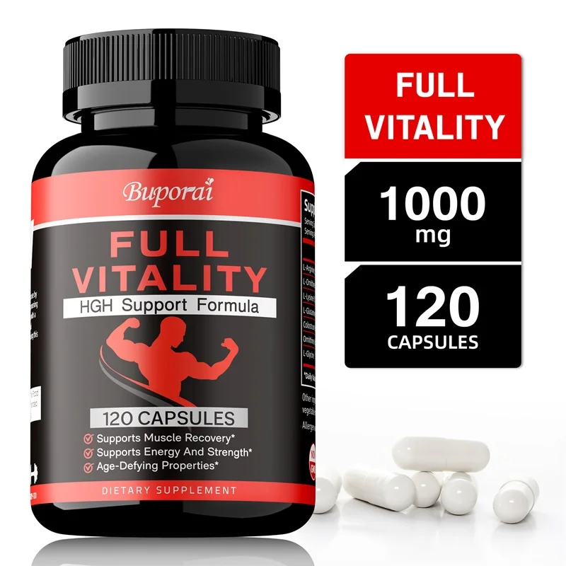 

Full Vitality Supplement for Men and Women - Boosts Muscle Strength, Promotes Muscle Growth, and Improves Natural Energy