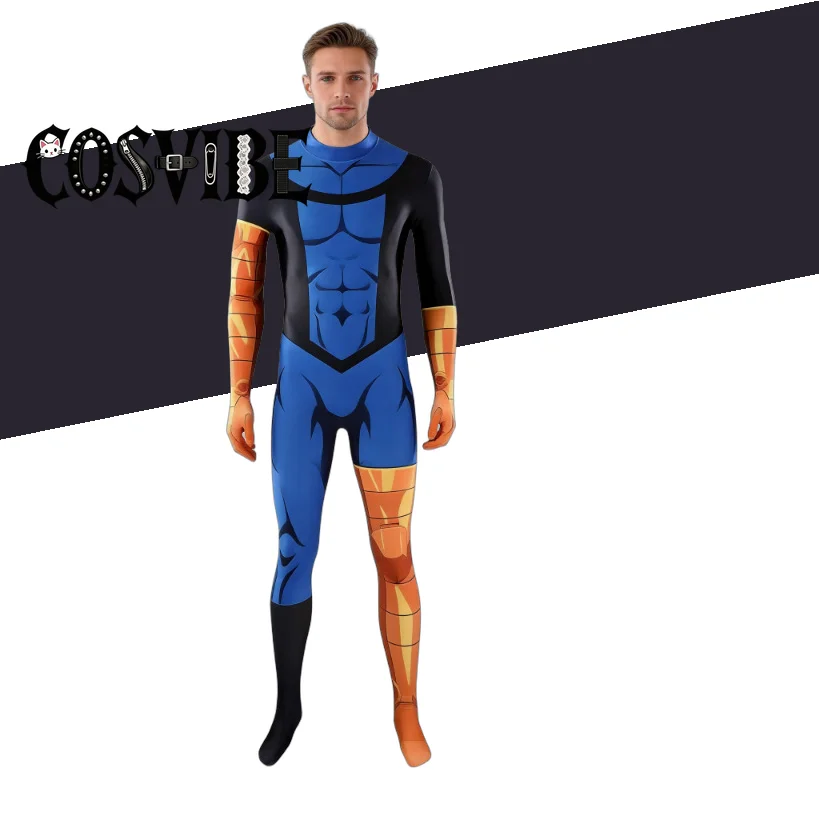 

Invincible Mark Grayson Cosplay - Jumpsuit Goggles Costume Cartoon 2026 Fantasia Disfraz Mask Halloween Carnival Suit