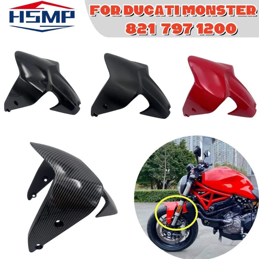 for Ducati Monster 821 797 1200 motorcycle front tire fender fairing ABS plastic body decoration kit