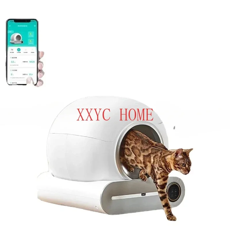 Cat potty pet potty automatic smart cat litter box self cleaning control pet toilet garbage tray