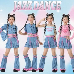 Kids Denim Sweetheart Y2k Set Japanese Kawaii Lolita Women Campus Style Dress Sets Black Harajuku Four-piece Mini Skirts Sets