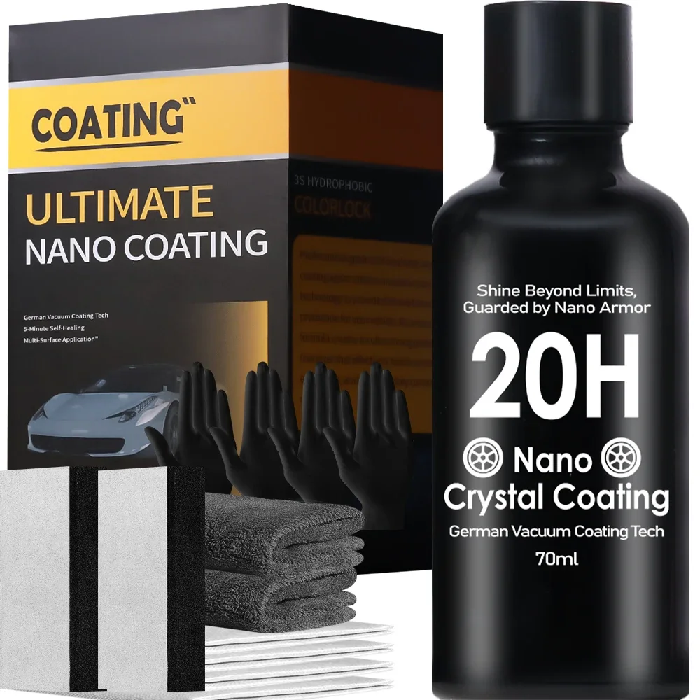 Graphene Ceramic Coating 20H with Self Healing and UV Track Technology Car Detailing Professionals 10+ Years of Protection