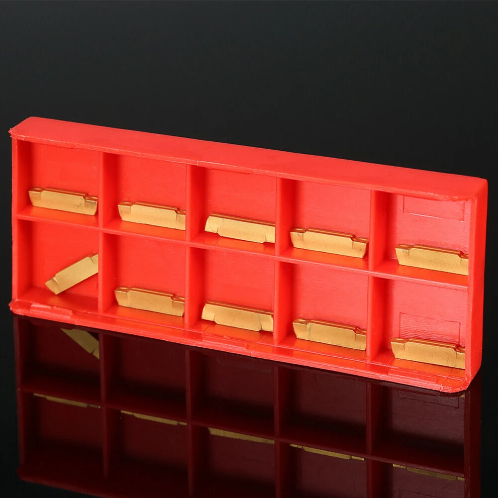Tool Carbide For MGEHR/MGIVR MGMN200-G 2mm Width 10pcs MGMN200-G 2mm Width Carbide Insert For MGEHR/MGIVR Slotting Grooving Tool