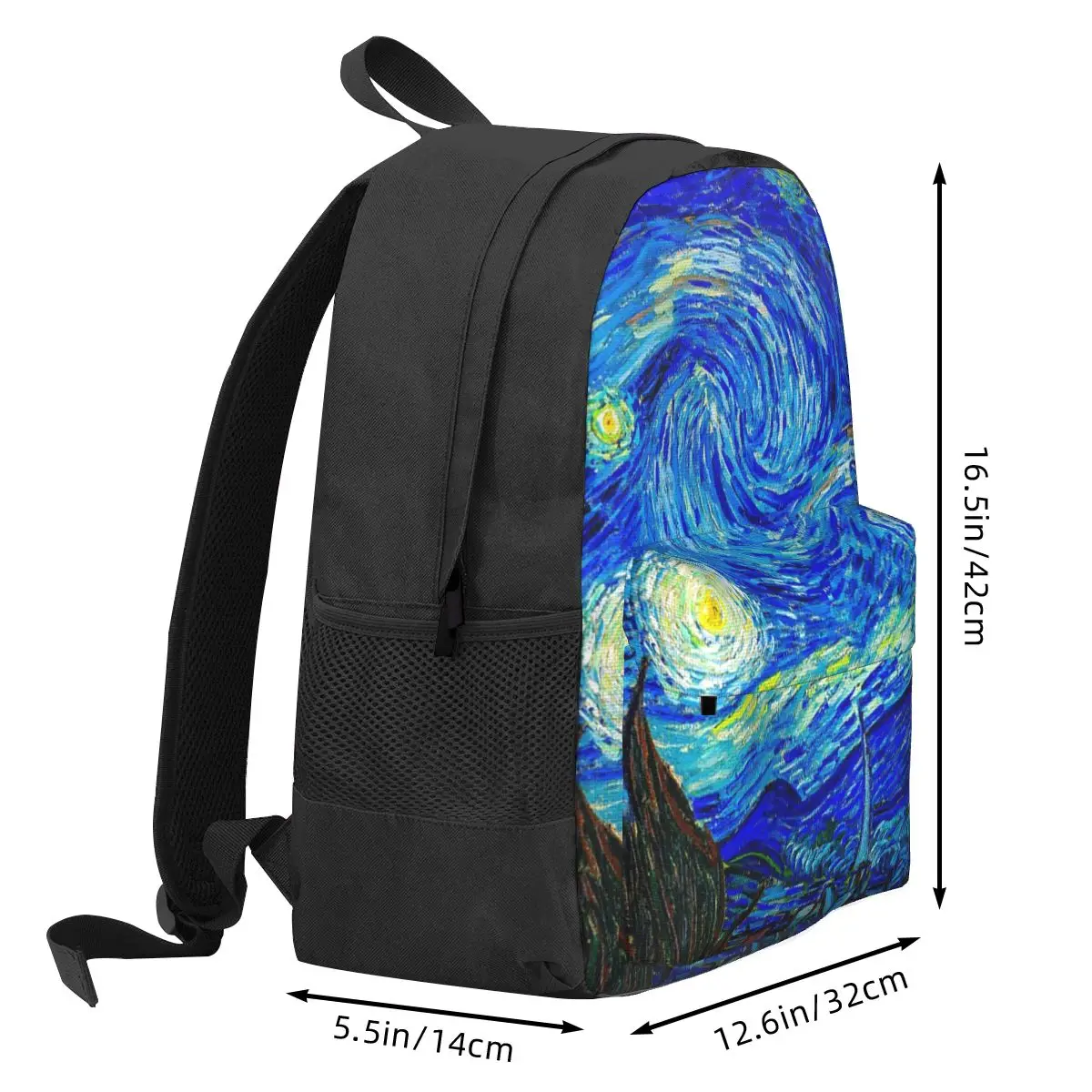 Starlight Night Van GoghBackpack Student BookBag Children School Bag Laptop Shoulder Bags for Men Women